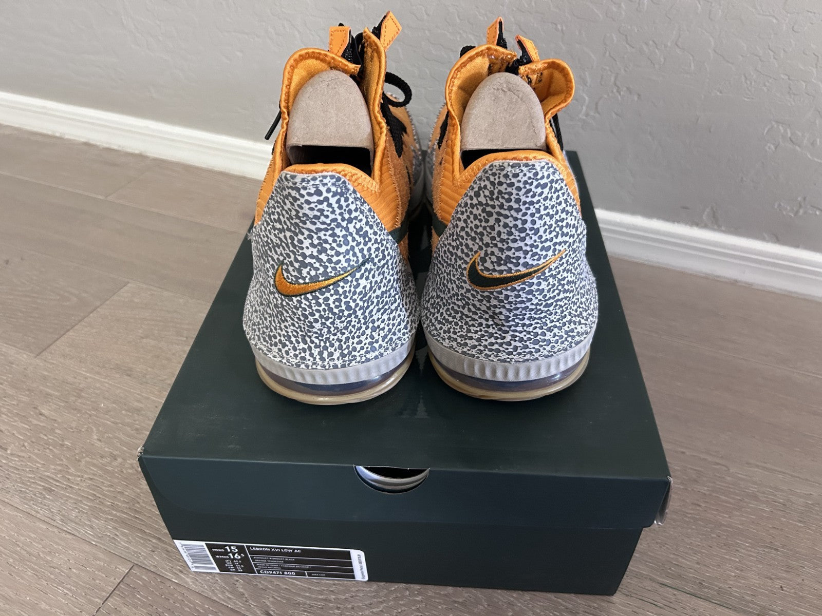 Size 15 - Nike Atmos x LeBron 16 Low Safari