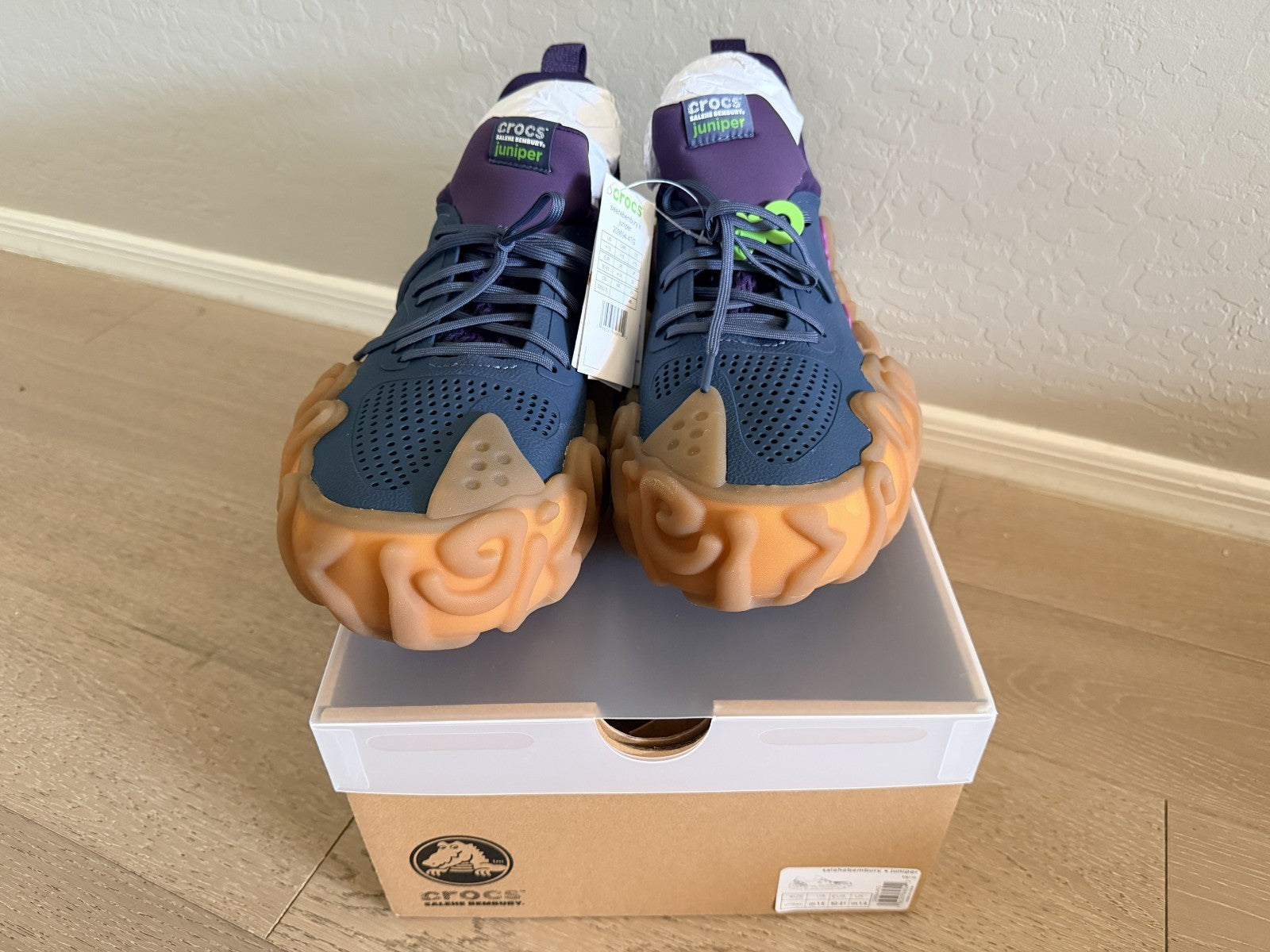 Size 15 - Crocs Salehe Bembury x Pollex Juniper Taro