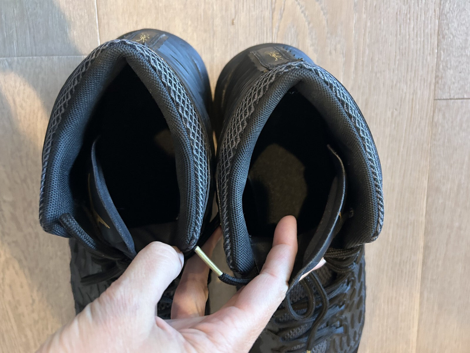 Size 15 - Jordan Melo M13 Black Metallic Gold