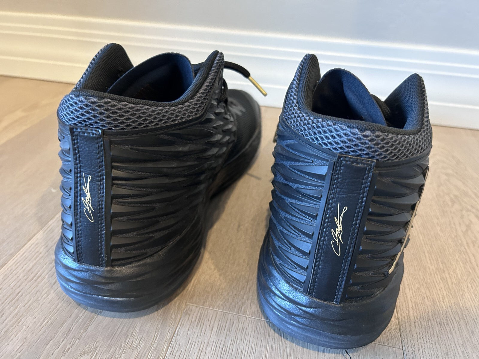 Size 15 - Jordan Melo M13 Black Metallic Gold