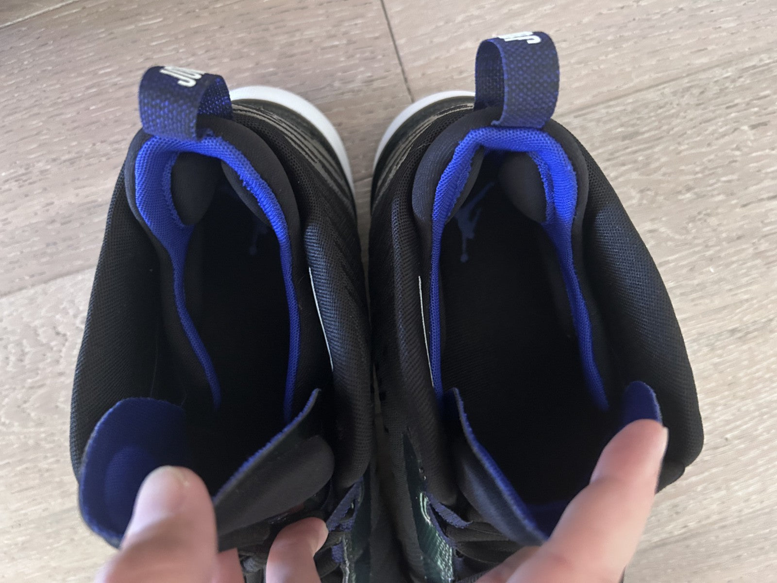 Size 15 - Jordan Super Fly 5 Black Concord White