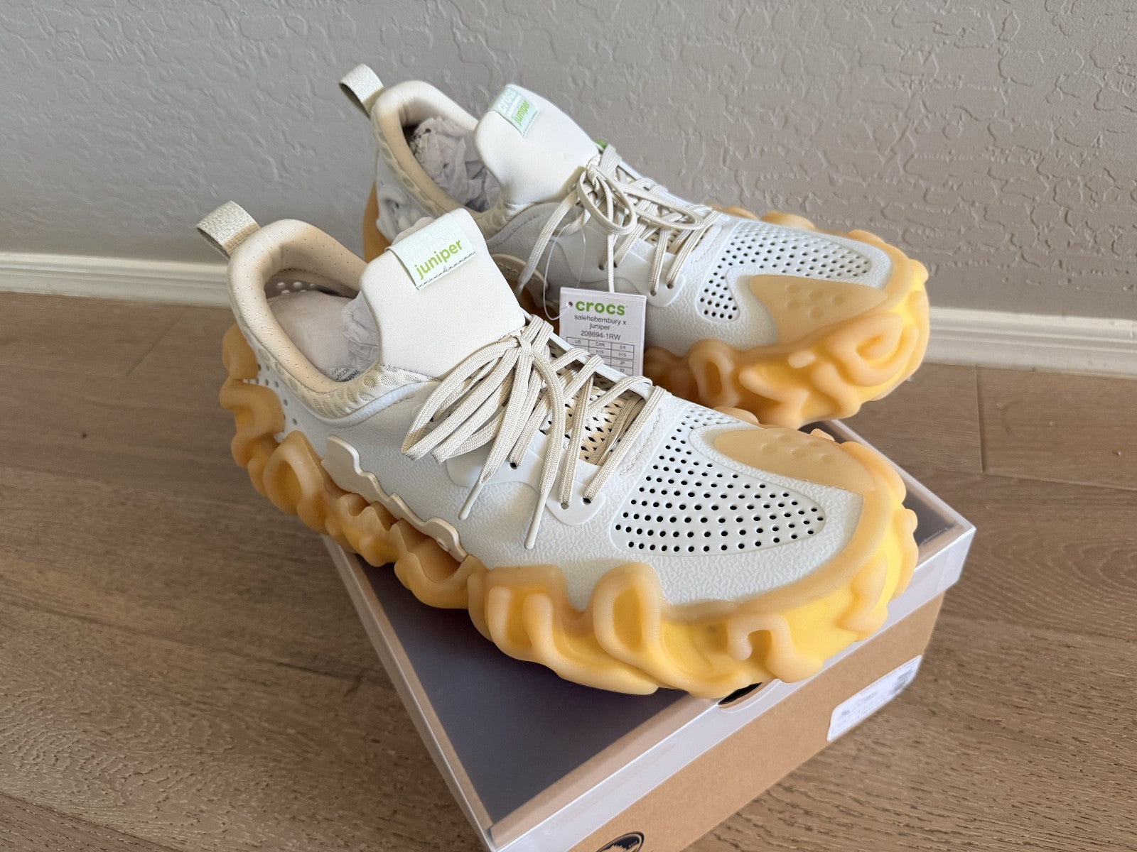 Size 15 - Salehe Bembury x Crocs Pollex Juniper Tahini