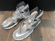 Size 15 Nike LeBron James XIII 13 Hologram Blue Lagoon Grey