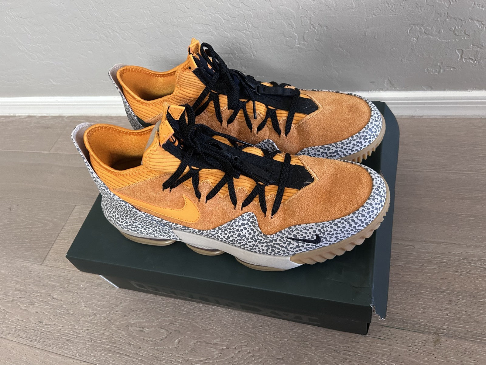 Size 15 - Nike Atmos x LeBron 16 Low Safari – SneakerHead Heat