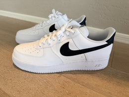 Size 16 - Nike Air Force 1 '07 Low White Black NEW