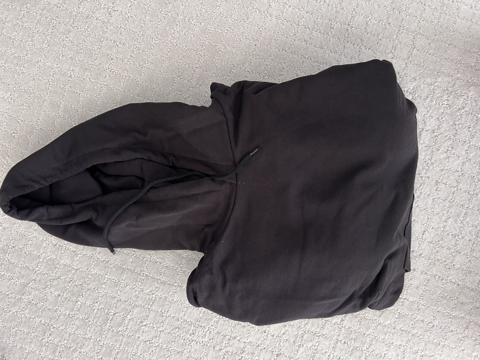 YEEZY Season 6 Full Zip Hoodie Men Sz 3 XL Charcoal Gray Black Heavyweight USA