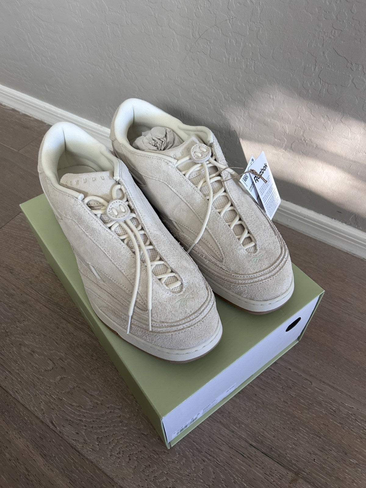 Size 15 - Reebok Tobe Nwigwe x Chukwu ABUO Chalk Mint Gum NEW