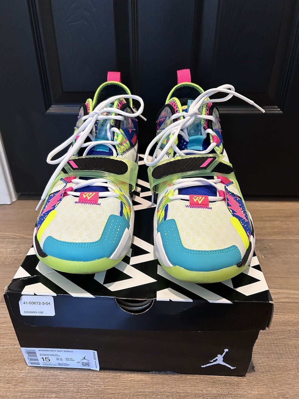 Size 15- Jordan 'Why Not?' ZER0.3 LA Born 2020
