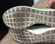 Nike Flyknit Rosherun- Volt/Black-Electric Green- Dark Grey size 15