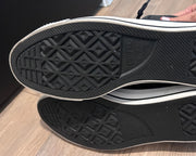 Converse Midtop Leather Black Size 14