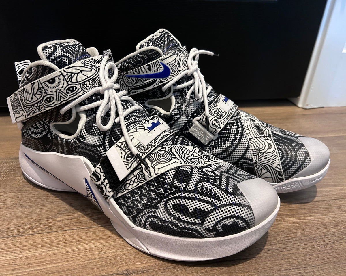 Lebron Soldier 9 LE Freegums - White Size 15